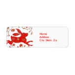 Chinese Rabbit Astrology Avery Label