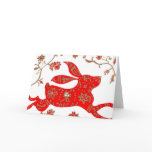 Chinese Rabbit Astrology Card