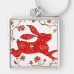 Chinese Rabbit Astrology Keychain