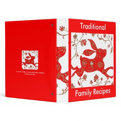 Chinese Rabbit Astrology Recipes Binder by sunfluer