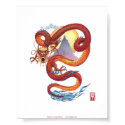 Chinese Red Dragon print