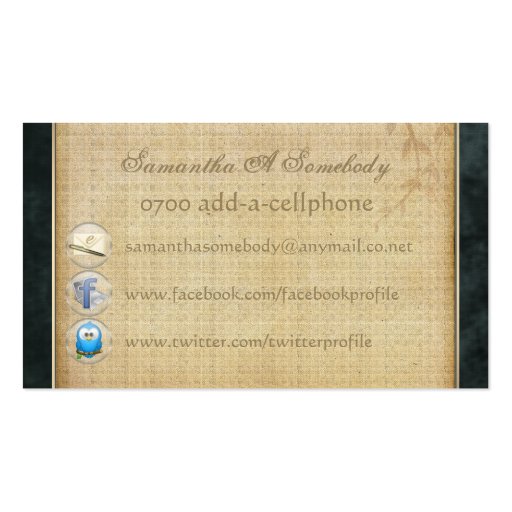 Chinese Red Dragon Profile Cards Business Card Template (back side)
