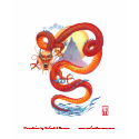 Chinese Red Dragon tee t-shirts by Nightmareartist Chinese Red Dragon tee t-shirts