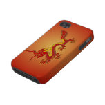 Chinese Red Gold Dragon Casemate iPhone 4/4S Tough Iphone 4 Tough Case
