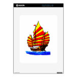 Chinese Red Yellow chuán Junk Ship jGibney The MUS Skins For iPad