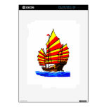 Chinese Red Yellow chuán Junk Ship jGibney The MUS iPad 2 Decal