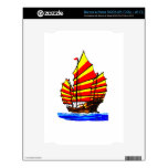 Chinese Red Yellow chuán Junk Ship jGibney The MUS Decal For The NOOK