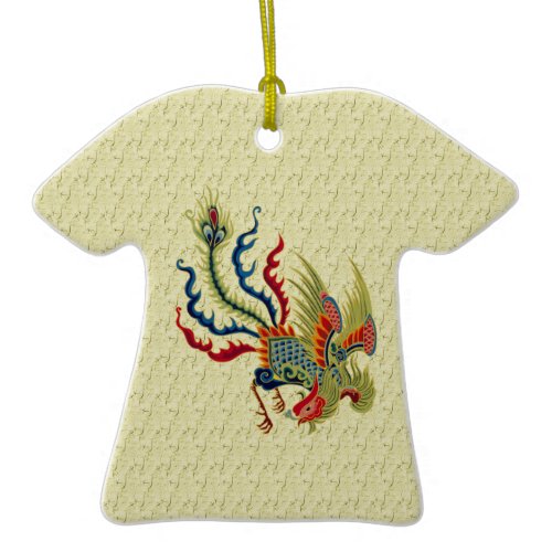Chinese Rooster Art Ornament ornament