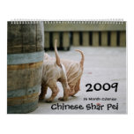 Chinese Shar Pei 15 Month Calendar