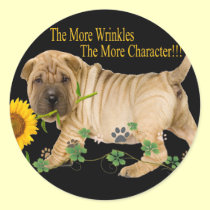 Chinese Shar-Pei Character Gifts stickers