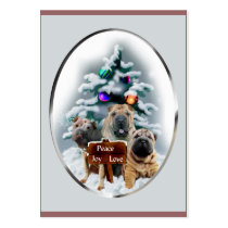 Chinese Shar-Pei Christmas Gifts Business Card