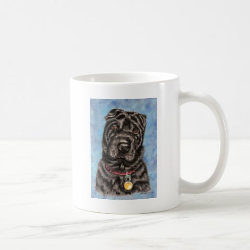 Chinese Shar-Pei Dog Art - Tia Coffee Mug
