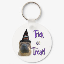 Chinese Shar-Pei Trick keychains
