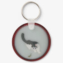 Chinese Silk Cat Picture keychains by christigmc Chinese Silk Cat Picture keychains