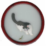 Chinese Silk Cat Picture Acrylic Cut Outs