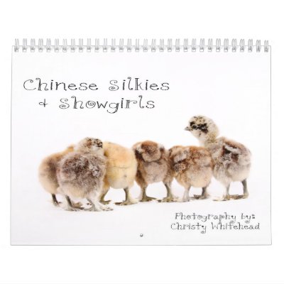 Chinese Silkie & Showgirl Calendar Chinese Silkie & Showgirl Calendar