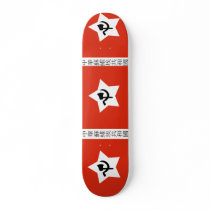 Chinese Soviet Republic, China flag Skateboard Deck