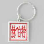 Chinese Stamp Keychain keychains