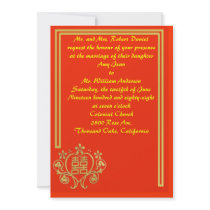 Chinese Style Wedding Invitation by nuclearswan Chinese Style Wedding Invitation