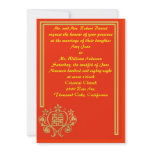 Chinese Style Wedding Invitation