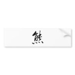 Chinese Symbol for Bear Bumper Stickers