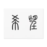 Chinese Symbol for hope Postcard