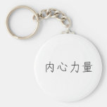 Chinese Symbol for inner strength Keychain