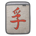 Chinese Symbol on Sandstone Ipad Sleeve