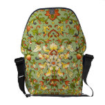 Chinese Tapestry Jade Floral Elegance rickshaw messenger bags