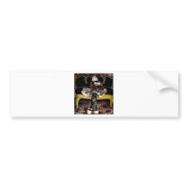 Chinese with flowers 3 bumper sticker