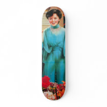 Chinese Woman skateboards by 954noise Chinese Woman skateboards