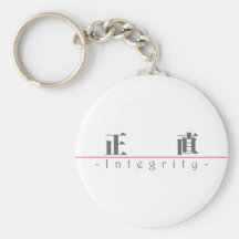 Chinese word for Integrity 10239_3.pdf Keychain