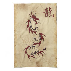 Chinese Year of the Dragon Asian Towels