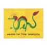 Chinese Year of The Dragon -custom txt- Postcards