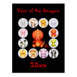 Chinese Year of the Dragon New Year Postcard