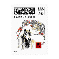 Chinese Year of the Horse Postage Stamps