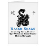 Chinese Year of The Water Snake 1953 2013 Cards