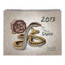 Chinese Zodiac 2013: The Year of the Snake calendars