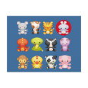 Chinese Zodiac Animals Year of the Rabbit postcards