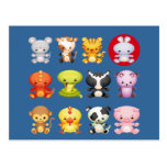 Chinese Zodiac Animals Year of the Rabbit Post Card