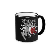 Chinese Zodiac Dragon Chick Coffee Mugs