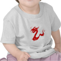 CHINESE ZODIAC DRAGON PAPERCUT ILLUSTRATION SHIRT