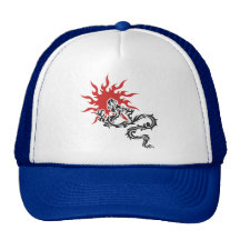 Chinese Zodiac - Fire Dragon Sign Gift Mesh Hats