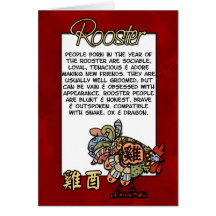 Chinese Zodiac - Rooster Greeting Cards