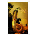 Chinese Zodiac Snake Poster posters by carnivalcat Chinese Zodiac Snake Poster posters