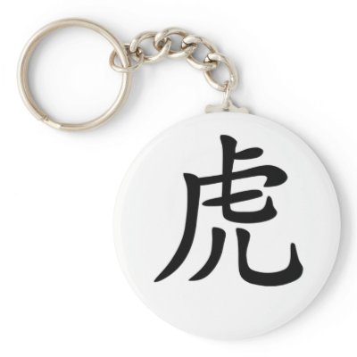 Chinese Zodiac - Tiger Keychain