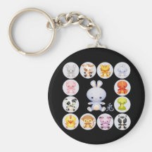 Chinese Zodiac Year of the Rabbit Keychain