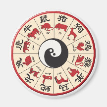 ChineseZodiac Fridge Magnet