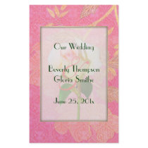 Chinoiserie WEDDING Program Flyer