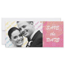 Chinoiserie WEDDING Save-the-Date Rack Card